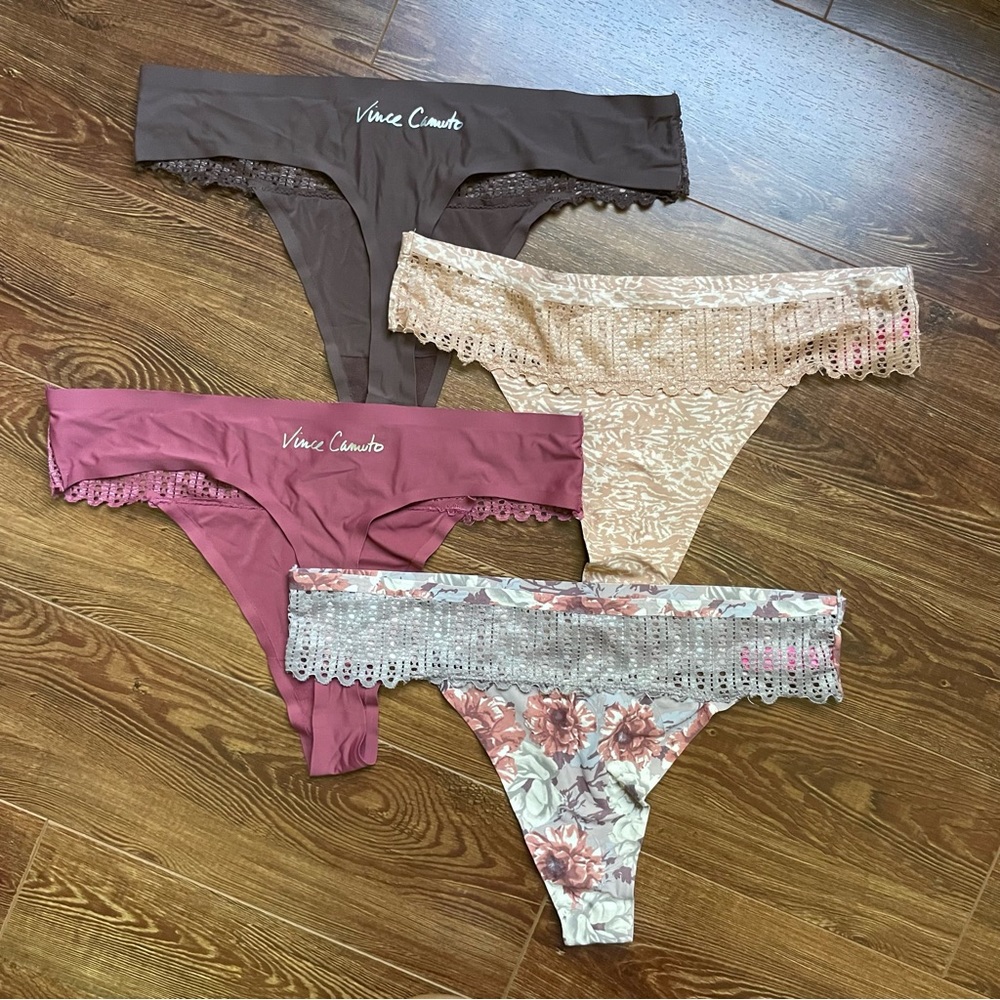 Vince Camuto women’s thongs size small, soft stretchy